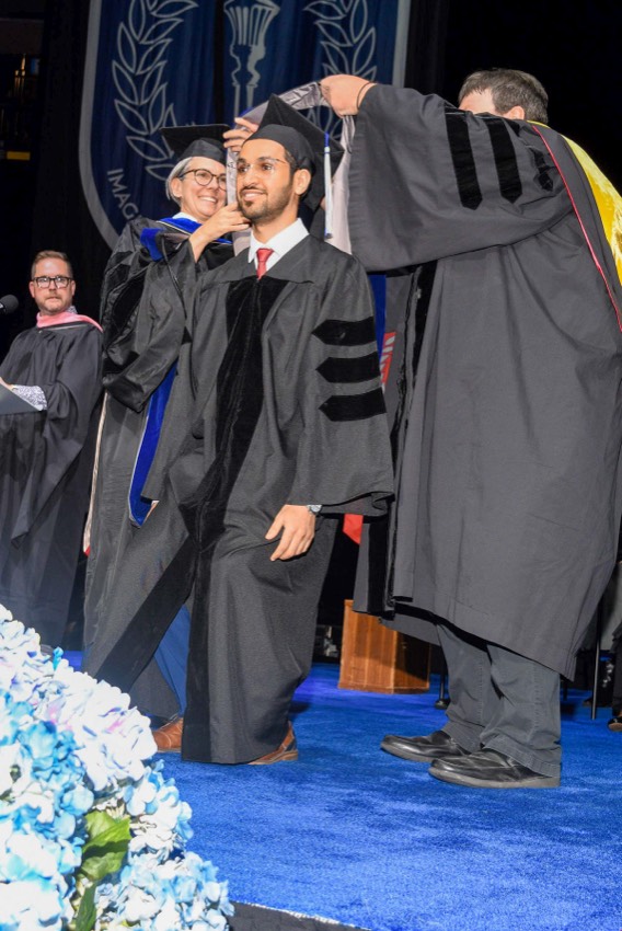 Doctoral hooding ceremony